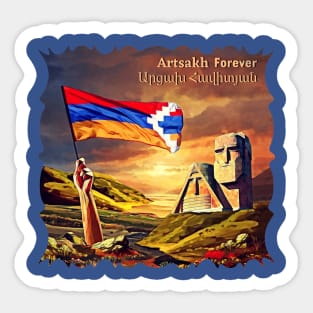 Artsakh Forever Արցախ հավիտյան Sticker